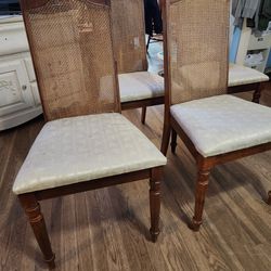 Broyhill Traditional Cane Back Dinning Chairs