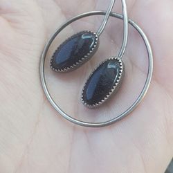 Sterling Silver Sandstone Necklace Signed?