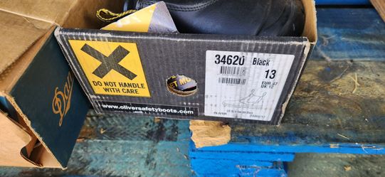 Oliver Safety Boots Black Size 13
