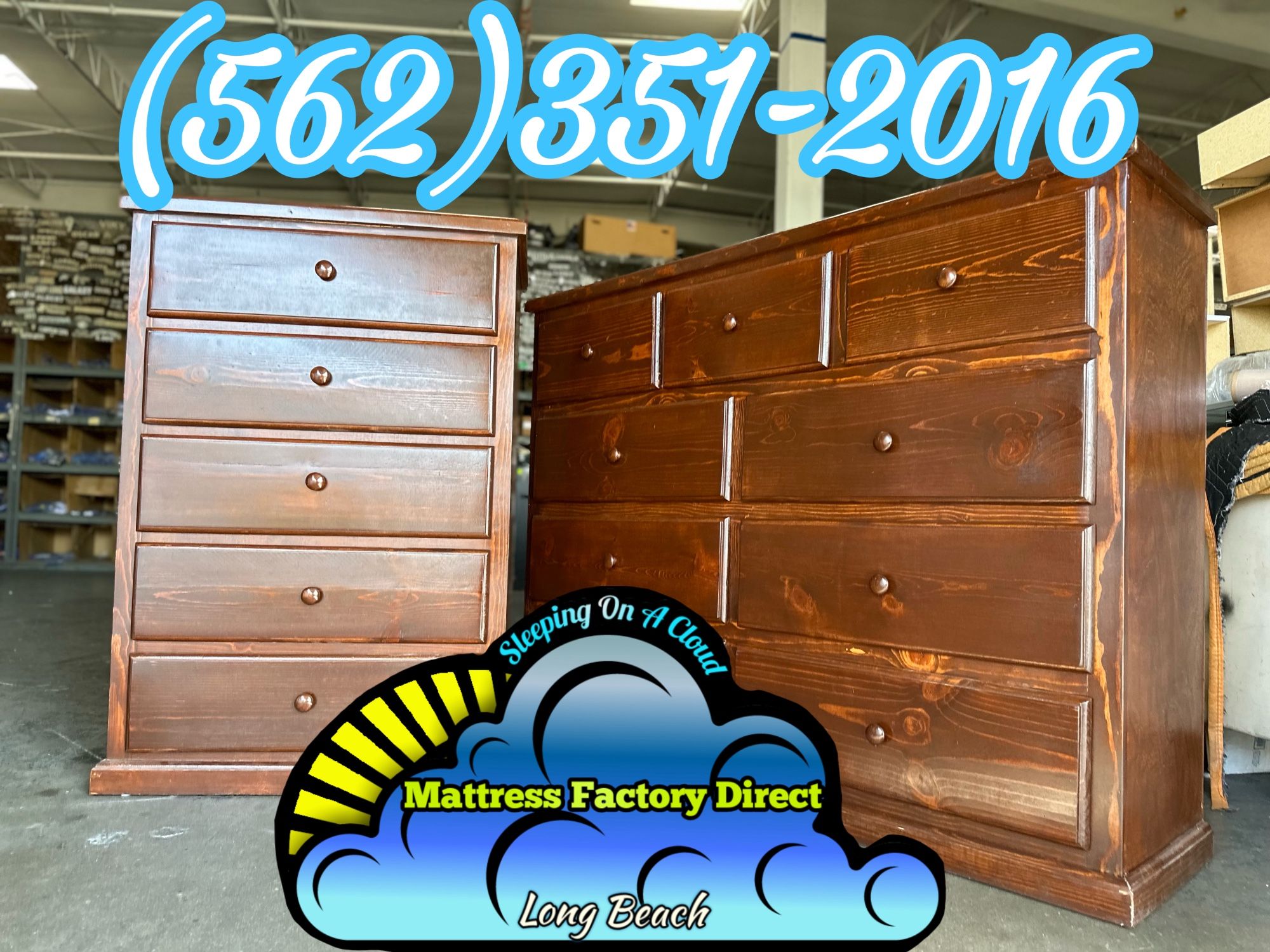 Five Drawer Brown Chest And Nine Dresser Bedroom Set Nuevo 