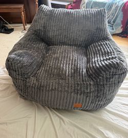 Giant Bean Bag Chair for Adults - Dark Grey