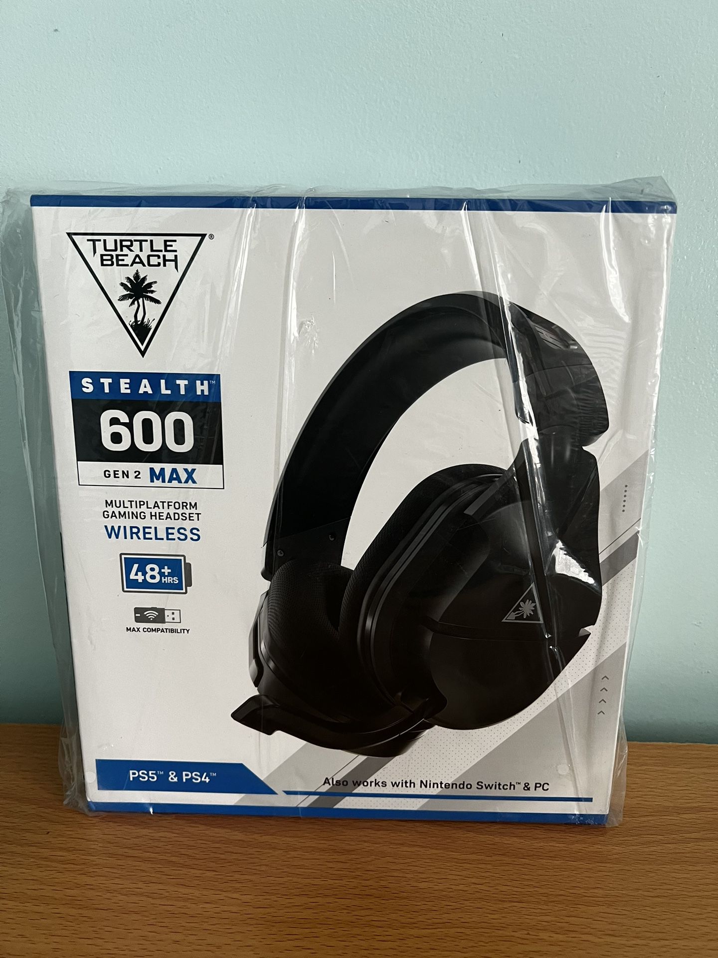 Turtle Beach Stealth 600 Gen 2 MAX Wireless Gaming Headset for PlayStation 4/5/Nintendo Switch/PC - Black