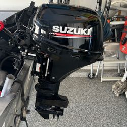 New Susuki 15 Hp Outboard 15 Inch Regular Shaft