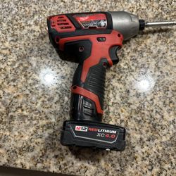 Milwaukee Impact Driver (M12)/ W Battery 
