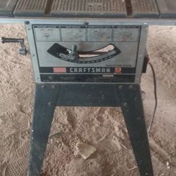 Craftsman 9" Tablesaw
