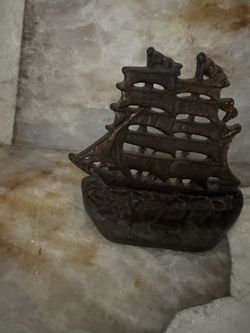 Vintage Copyright 1928 The Yankee Clipper Bookend