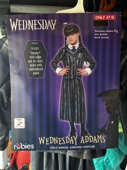 Wednesday Addams Child Costume Small