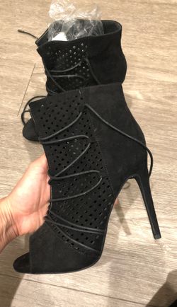Brand new black high heel boots women’s size 8.5