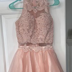 blush dress 