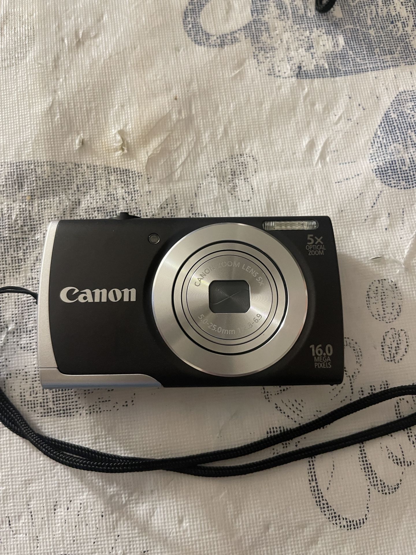 Canon Powershot A2500 HD 5 X Optical Zoom 16 MP ( PC1963) Color Black