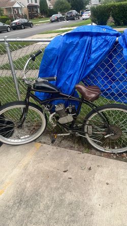 Motorized Cruiser Bicycle with Gas Engine