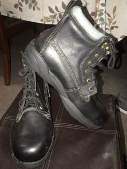 Men’s Work Boot Dr Comfort Rugged, leather lace-up work boot with oil size 11 1/2