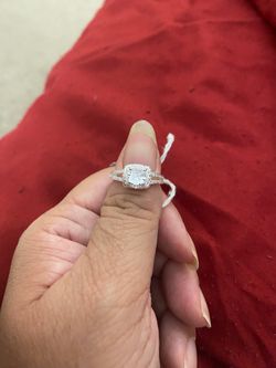 Real 925 Sterling Silver Wedding Ring Size 6