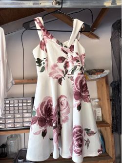 Windsor Off the Shoulder Rose Dress