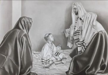 Arte Religioso (Jesús entre los Maestros de la Ley)