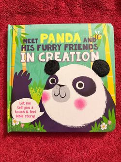 New Meet Panda And His Furry Friends In Creation Touch & Feel Book