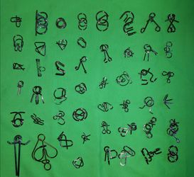 49 metal brainteasers