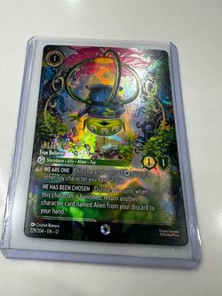 Disney Lorcana Alien True Believer Foil Card 229/204