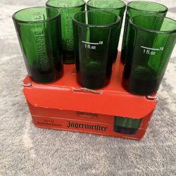 Jäegermeister Shot Glasses Set of 6