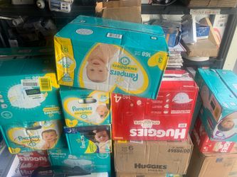 All size pampers & huggies
