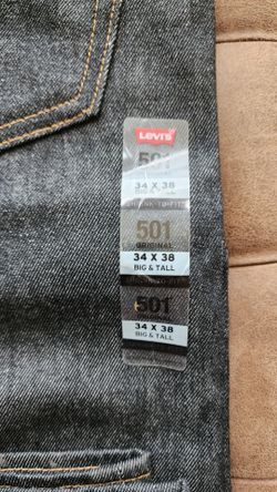 Black - Levi's 501 Levi's Jeans 34 x 38