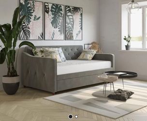 Daybed with Trundle and mattress