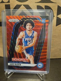 Jared mccain #3 monopoly prizm 24-25 red prizm $2