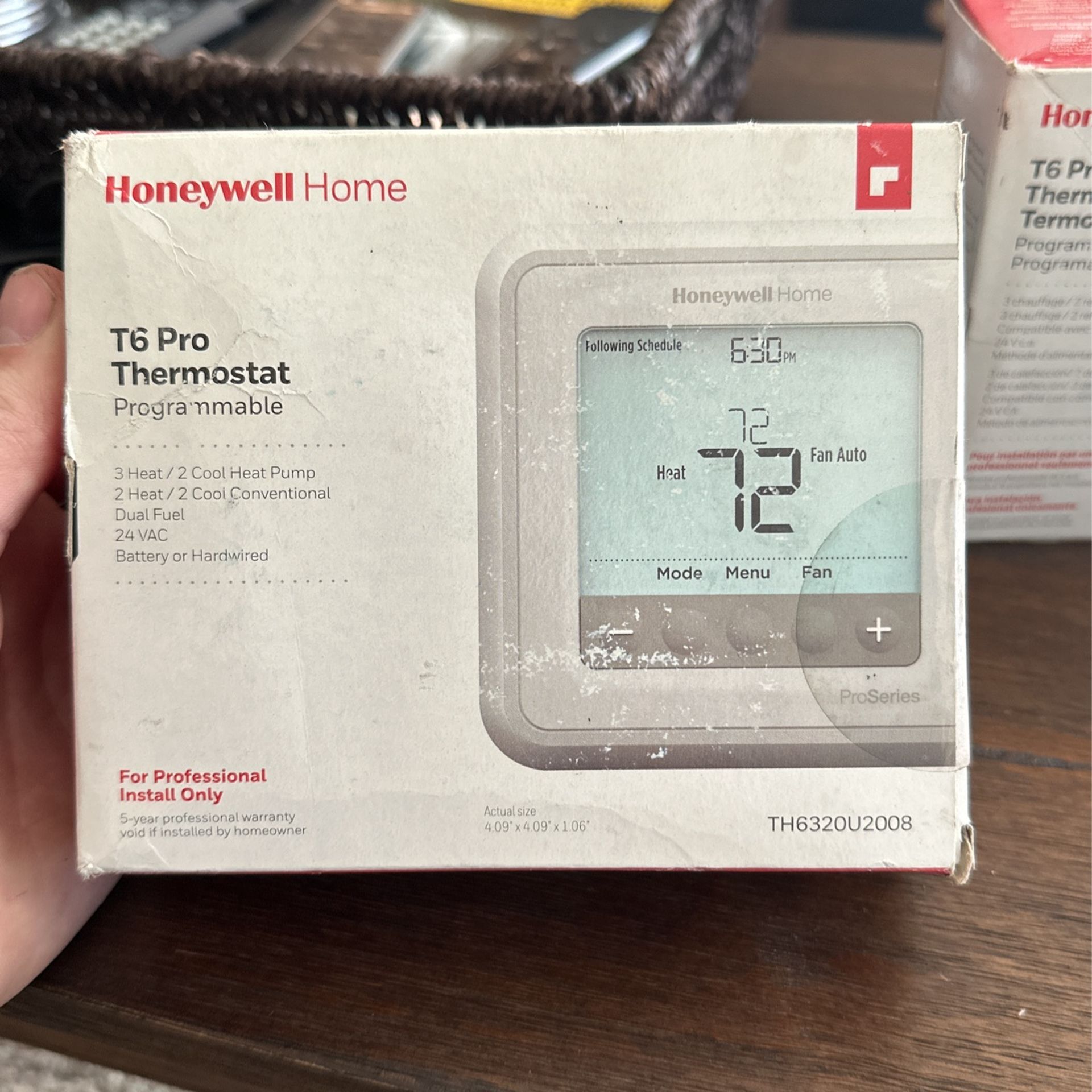 Honeywell T6 Pro Thermostat New