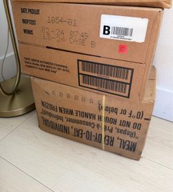 MRE MEALS (2 SEALED BOXES)