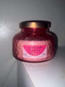 Raspberry drops candle , Pink