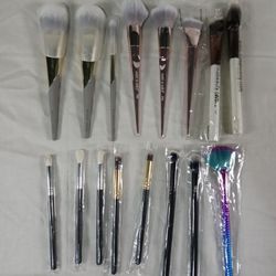 16 New/ Lot Assorted Women Beauty Makeup Brushes *Cosmetic Bundle*