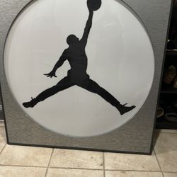 46”X”52 Michael Jordan Hanging Art