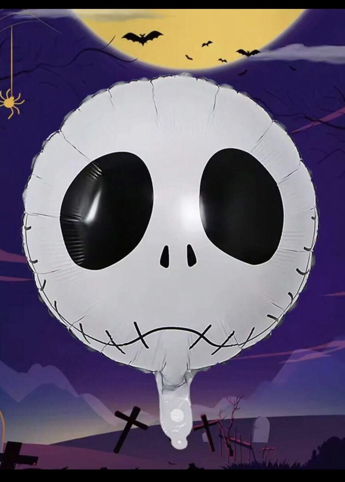 Halloween Balloons Jack Skellington