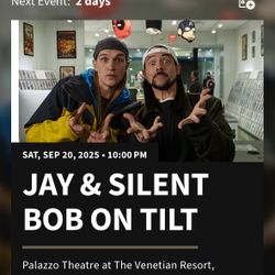 Jay And Silent Bob Tickets For Saturday