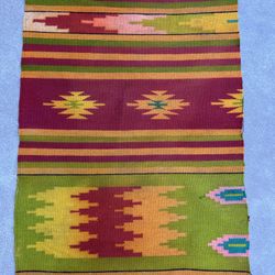 Vintage Handwoven Wool Rug