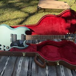 Gibson SG Special in Pelham Blue with upgrades