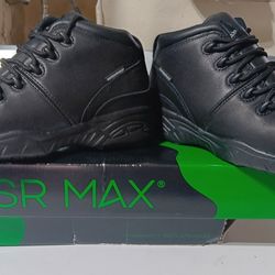 Women steel boots size 6.5