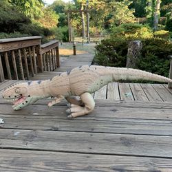 Disney Parks Dinoland Animal Kingdom Carnotaurus Dinosaur Large Soft Latex  - 34”
