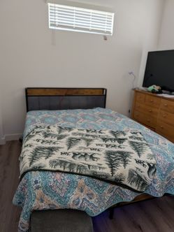 Queen bed frame