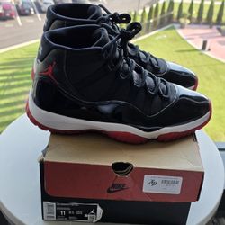 Jordan Retro 11 Bred Size 11 comes with OG Box 9/10 Condition 2016 Release 