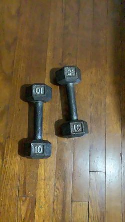 10lbs dumbbells