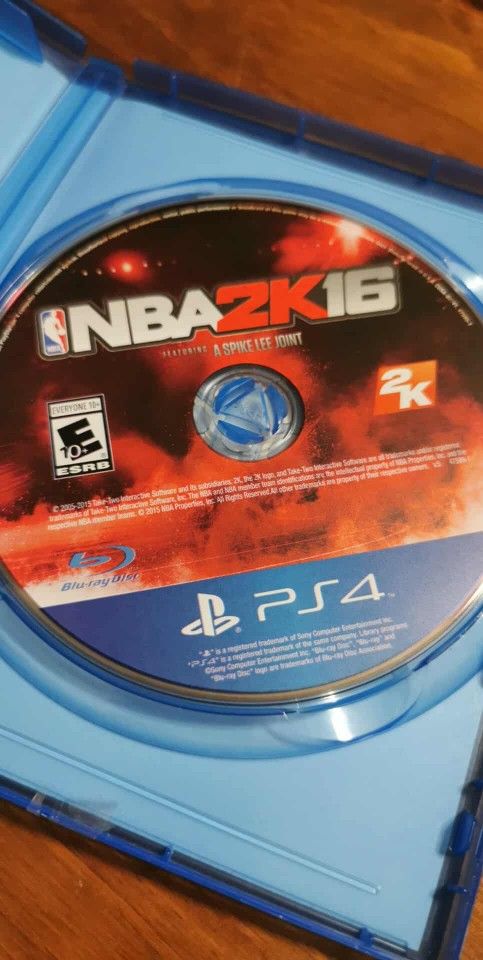 NBA2K16 PS4 game
