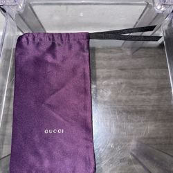 Gucci Purple Dust Bag Carrying Pouch for Glasses Sunglasses or Accessory