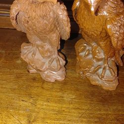 
Pair Of Red Mill Mfg. Eagles