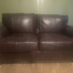 Leather Sofa Love Seat