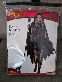Halloween Costume Dark Reaper Size Small Adult