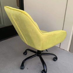 Brand New Vanity Chair Yellow Velvet Chair Office Chair 