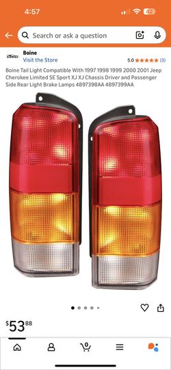 Tail Lights for jeep Cherokee