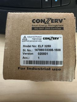 NEW CONZERV ELF 3259 DIGITAL POWER METER 3200 SERIES 80 To 500V Lin 50mA To 6A