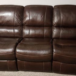 Leather Couch 